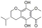 (R)-6-Acetyl-3,4-dihydro-5,8-dihydroxy-7-methoxy-3-isopropyl-2H-1-benzopyran CAS#: 41753-40-6