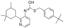 S-((4-(1,1-Dimethylethyl)phenyl)methyl) O-(3,3,5-trimethylcyclohexyl) 3-pyridinylcarbonimidothioate CAS#: 42754-22-3