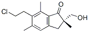 (S)-6-(2-Chloroethyl)-2,3-dihydro-2-hydroxymethyl-2,5,7-trimethyl-1H-inden-1-one CAS#: 41411-03-4