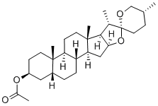 SMILAGENIN ACETATE CAS#: 4947-75-5
