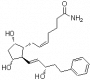 Structure of Bimatoprost amide CAS 155205-89-3