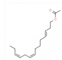 Structure of E3,Z8,Z11-Tetradecatriene acetate CAS 163041-94-9