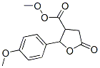 Tetrahydro-3-hydroxy-2-(4-methoxyphenyl)-5-oxo-3-furancarboxylic acid methyl ester CAS#: 42151-37-1
