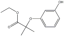 ethyl 2-(3-hydroxyphenoxy)-2-methylpropanoate CAS#: 328919-24-0