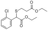 ethyl 3-(1-(2-chlorophenyl)-2-ethoxy-2-oxoethylthio)propanoate CAS#: 41022-44-0