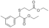 ethyl 3-(2-ethoxy-2-oxo-1-m-tolylethylthio)propanoate CAS#: 41022-29-1