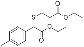 ethyl 3-(2-ethoxy-2-oxo-1-p-tolylethylthio)propanoate CAS#: 41022-36-0