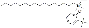 ethylhexadecyldimethylammonium 2-tert-butylphenolate CAS#: 93981-91-0