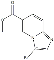 methyl 3-bromoH-imidazo[1,2-a]pyridine-6-carboxylate CAS#: 886361-98-4