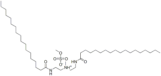 methylbis(2-stearamidoethyl)ammonium methyl sulphate CAS#: 40196-09-6