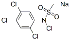 sodium chloro-N-(2,4,5-trichlorophenyl)methanesulphonamidate CAS#: 41452-35-1