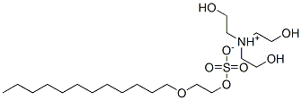 tris(2-hydroxyethyl)ammonium 2-(dodecyloxy)ethyl sulphate CAS#: 42608-87-7