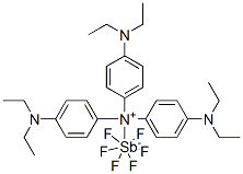 tris[4-(diethylamino)phenyl]ammoniumyl hexafluoroantimonate(1-) CAS#: 41494-34-2