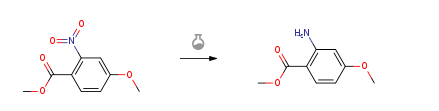 Route of Synthesis (ROS) of 2-AMINO-4-METHOXY-BENZOIC ACID METHYL ESTER CAS 50413-30-4