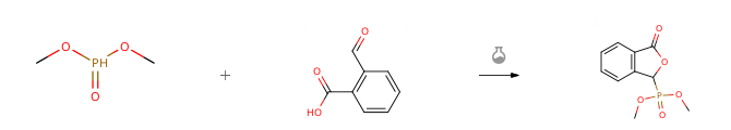 Route of Synthesis (ROS) of 3-oxo-1,3-dihydroisobenzofuran-1-ylphosphonic acid CAS# 61260-15-9