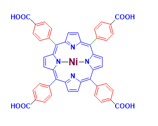 Structure of meso-Tetratolylporphyrin-Ni(II) CAS# 58188-46-8