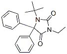 1-(1,1-Dimethylethyl)-3-ethyl-5,5-diphenyl-2,4-imidazolidinedione CAS#: 52531-80-3