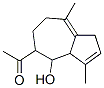 1-(1,3a,4,5,6,7-Hexahydro-4-hydroxy-3,8-dimethylazulen-5-yl)ethanone CAS#: 55683-15-3