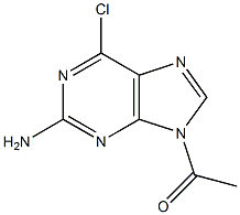 1-(2-AMino-6-chloropurin-9-yl)ethanone CAS#: 470483-92-2