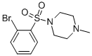 1-(2-BROMOPHENYLSULFONYL)-4-METHYLPIPERAZINE CAS#: 486422-18-8