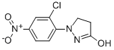 1-(2-CHLORO-4-NITROPHENYL)-3-HYDROXY-4,5-DIHYDRO-1H-PYRAZOLE CAS#: 56063-87-7
