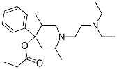 1-(2-Diethylaminoethyl)-2,5-dimethyl-4-phenyl-4-propionyloxypiperidine CAS#: 54521-84-5