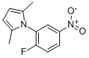 1-(2-FLUORO-5-NITROPHENYL)-2,5-DIMETHYL-1H-PYRROLE CAS#: 465514-85-6