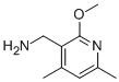 1-(2-METHOXY-4,6-DIMETHYLPYRIDIN-3-YL)METHANAMINE CAS#: 46002-83-9