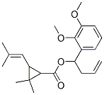 1-(2,3-dimethoxyphenyl)but-3-enyl 2,2-dimethyl-3-(2-methylprop-1-enyl) cyclopropane-1-carboxylate CAS#: 5434-19-5