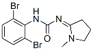 1-(2,6-Dibromophenyl)-3-(1-methylpyrrolidin-2-ylidene)urea CAS#: 50529-08-3