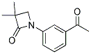 1-(3-ACETYLPHENYL)-3,3-DIMETHYL-2-AZETANONE CAS#: 453557-75-0