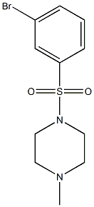 1-(3-BROMOPHENYLSULFONYL)-4-METHYLPIPERAZINE CAS#: 486422-19-9