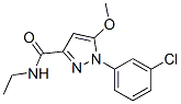 1-(3-Chlorophenyl)-N-ethyl-5-methoxy-1H-pyrazole-3-carboxamide CAS#: 54708-72-4