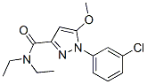 1-(3-Chlorophenyl)-N,N-diethyl-5-methoxy-1H-pyrazole-3-carboxamide CAS#: 54708-75-7