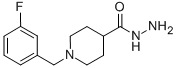 1-(3-FLUOROBENZYL)-4-PIPERIDINECARBOHYDRAZIDE CAS#: 453557-70-5