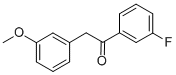 1-(3-FLUOROPHENYL)-2-(3-METHOXYPHENYL)-1-ETHANONE CAS#: 465514-80-1
