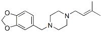 1-(3-Methyl-2-butenyl)-4-(3,4-methylenedioxybenzyl)piperazine CAS#: 55436-39-0