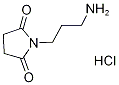 1-(3-aminopropyl)-2,5-pyrrolidinedione(SALTDATA: HCl) CAS#: 54052-99-2
