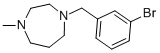 1-(3-bromobenzyl)-4-methylperhydro-1,4-diazepine CAS#: 414885-80-6