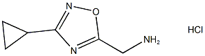 1-(3-cyclopropyl-1,2,4-oxadiazol-5-yl)methanamine(SALTDATA: HCl) CAS#: 428507-31-7