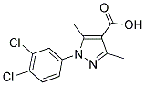 1-(3,4-DICHLOROPHENYL)-3,5-DIMETHYL-1H-PYRAZOLE-4-CARBOXYLIC ACID CAS#: 477710-54-6