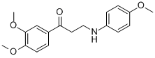 1-(3,4-DIMETHOXYPHENYL)-3-(4-METHOXYANILINO)-1-PROPANONE CAS#: 477320-14-2