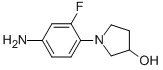 1-(4-AMINO-2-FLUOROPHENYL)-3-PYRROLIDINOL CAS#: 593249-20-8