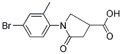 1-(4-BROMO-2-METHYLPHENYL)-5-OXOPYRROLIDINE-3-CARBOXYLIC ACID CAS#: 443636-62-2