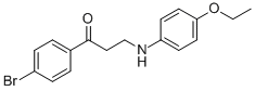 1-(4-BROMOPHENYL)-3-(4-ETHOXYANILINO)-1-PROPANONE CAS#: 477319-98-5