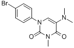 1-(4-Bromophenyl)-5-(dimethylamino)-3-methyluracil CAS#: 53727-37-0