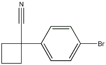 1-(4-Bromophenyl)cyclobutanecarbonitrile CAS#: 485828-58-8
