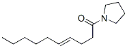 1-(4-Decenoyl)pyrrolidine CAS#: 56600-09-0