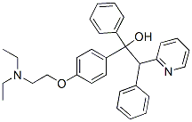 1-(4-Diethylaminoethoxyphenyl)-1,2-di(phenyl)-2-(2-pyridyl)ethanol CAS#: 56501-77-0