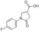 1-(4-FLUORO-PHENYL)-5-OXO-PYRROLIDINE-3-CARBOXYLIC ACID CAS#: 56617-43-7